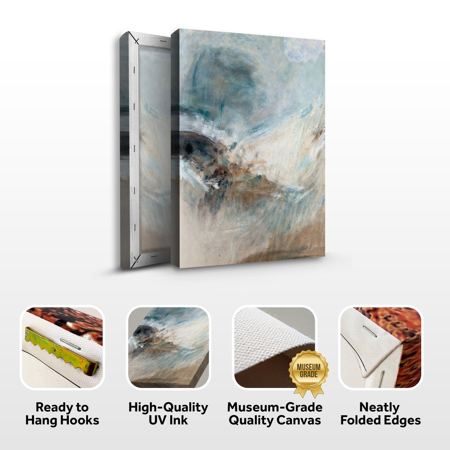 Whispering Coast II Coastal Canvas Wall Art