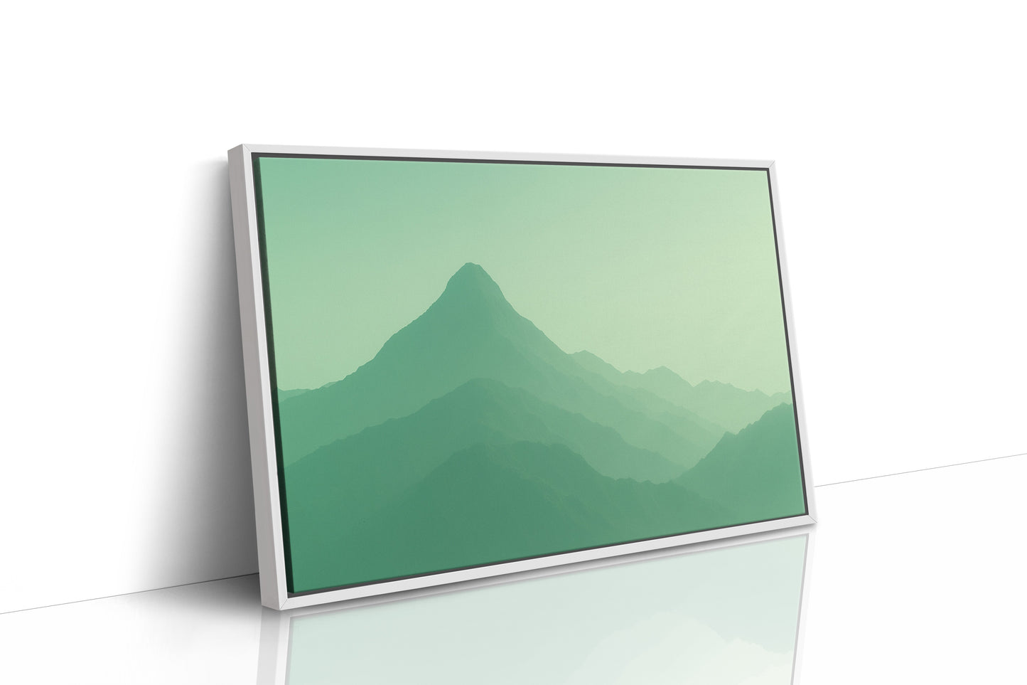 Enchanted Green Mountain Dreamscape Wall Art Print