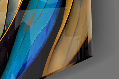 Leaves Glass Wall Art