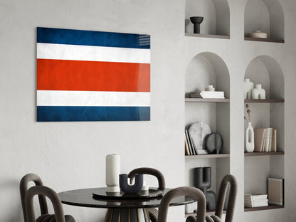 Thailand Flag Glass Wall Art