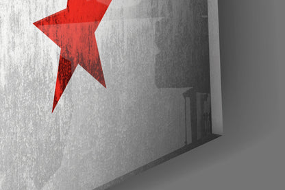 Panama Flag Glass Wall Art