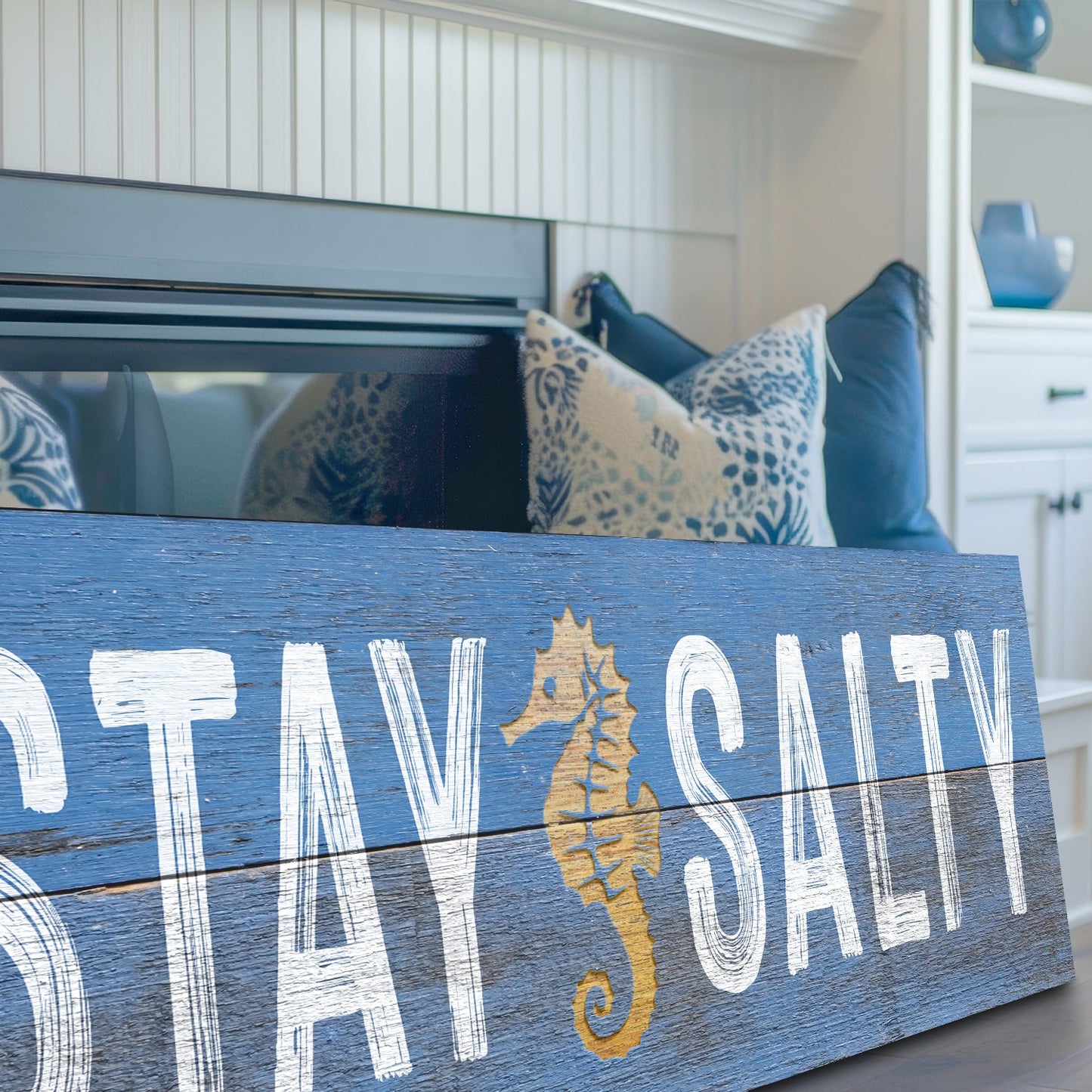 Stay Salty Coastal Breeze Canvas Wall Art
