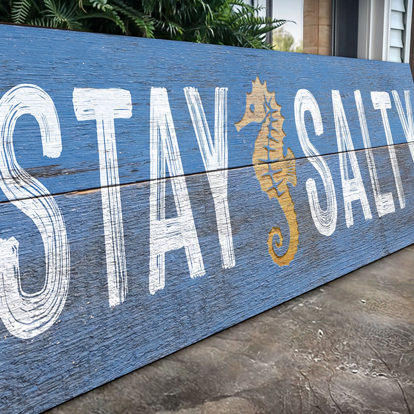 Stay Salty Coastal Breeze Canvas Wall Art