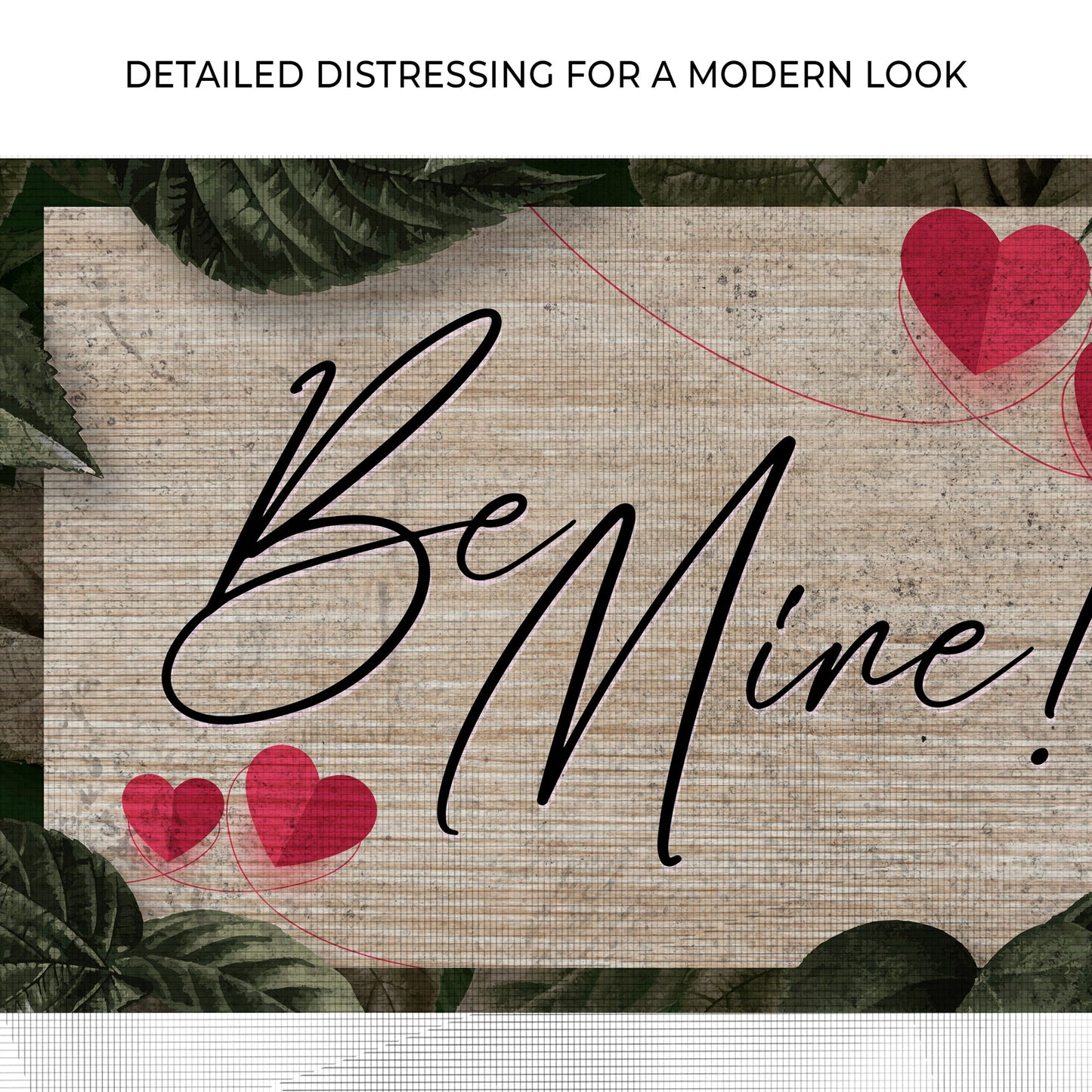 Rustic Valentine Romance Canvas Wall Art