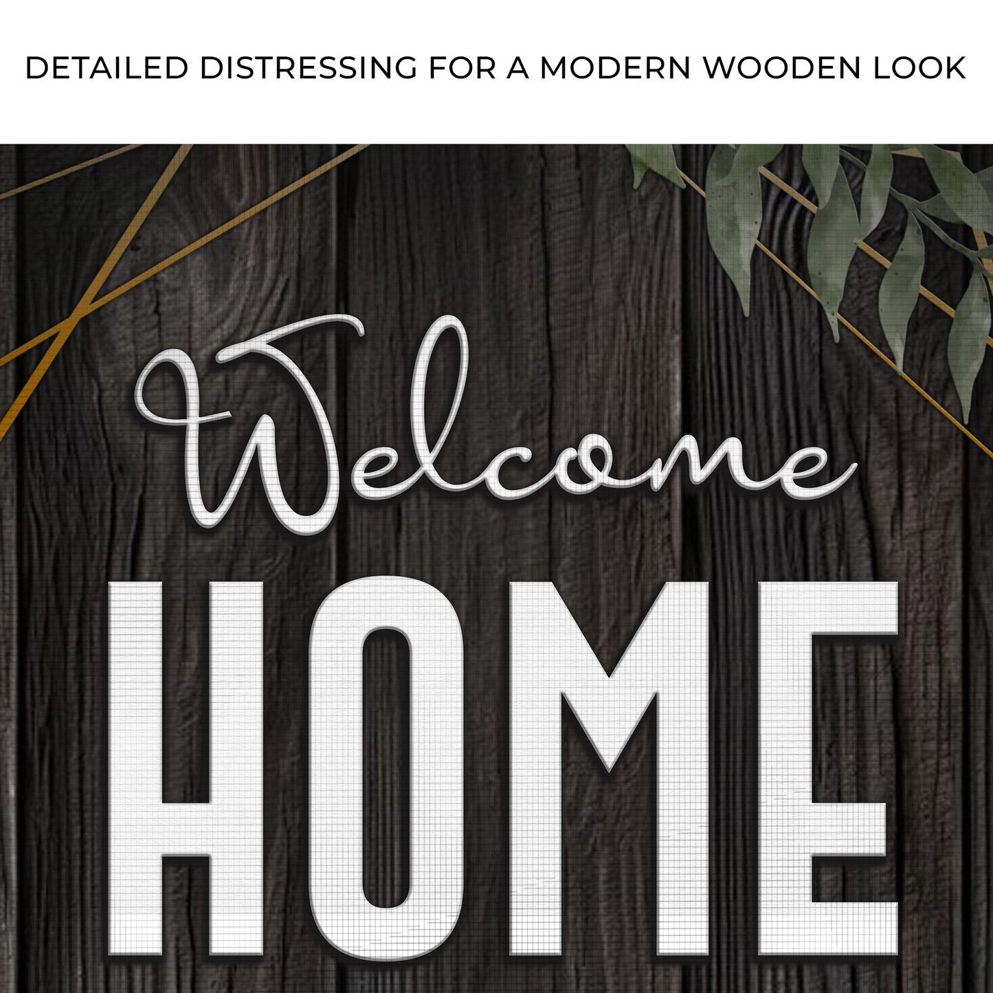 You Belong Here Welcome Home Canvas Sign