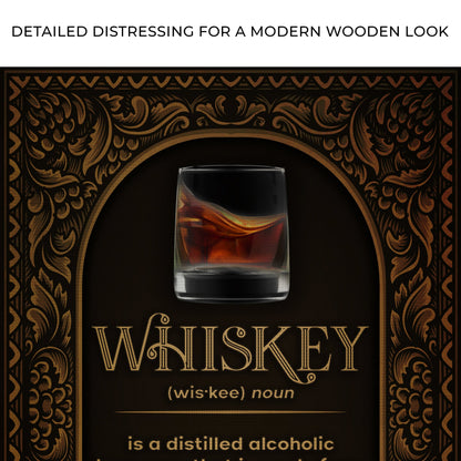 Whiskey Definition Sign