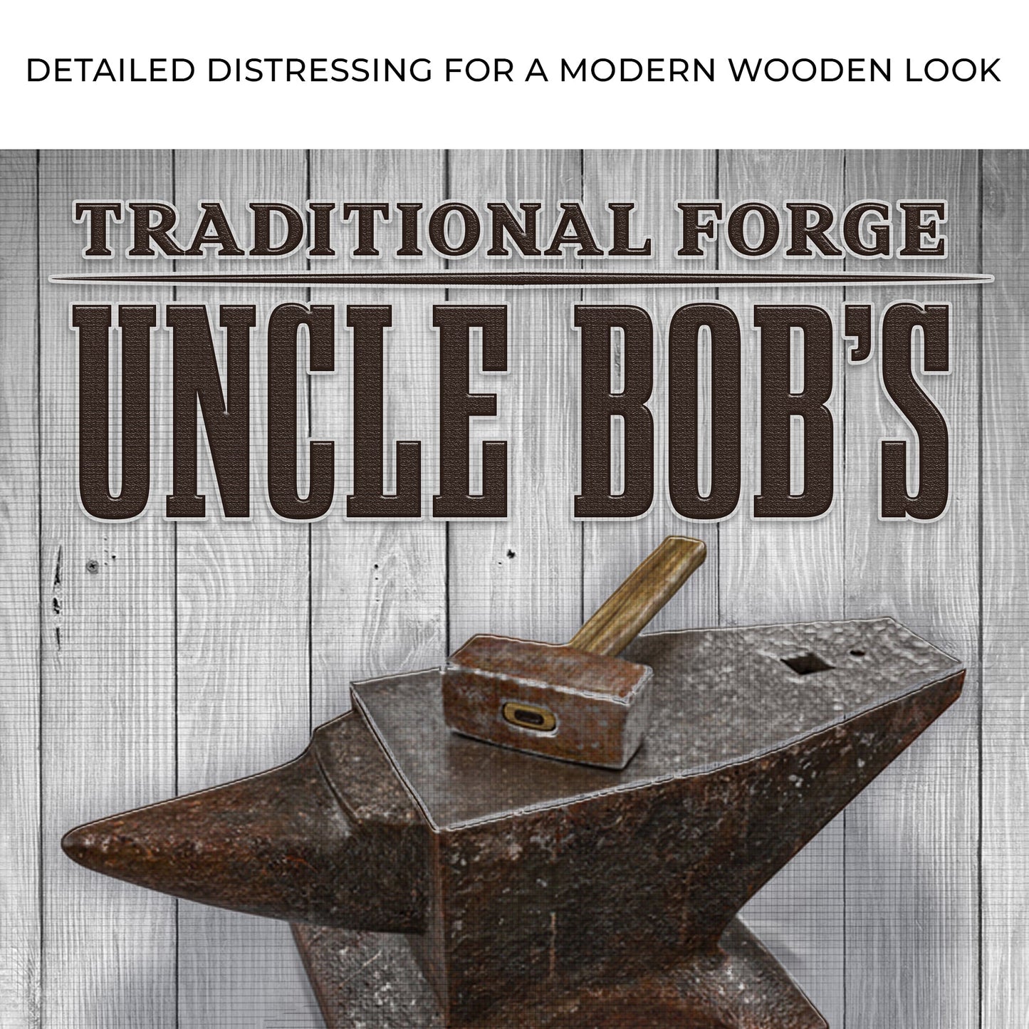 Traditional Blacksmith Forger Canvas Wall Art