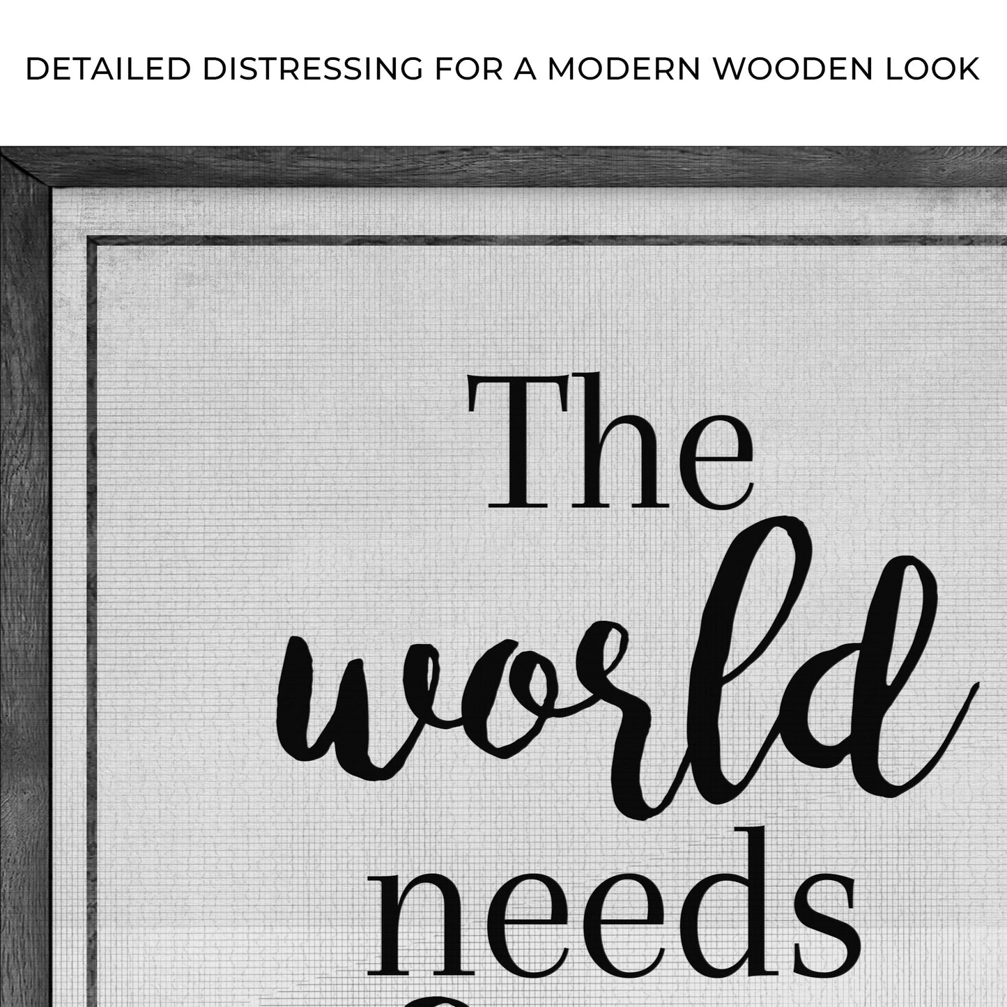 World Needs Who You Were Made to Be Canvas Wall Art