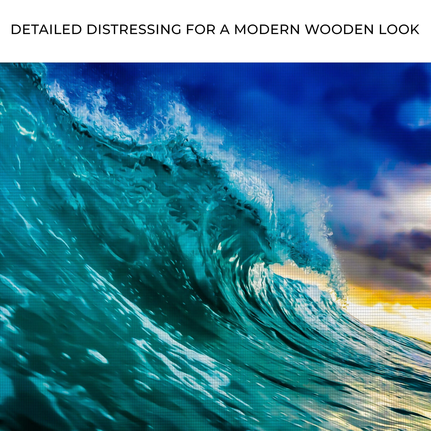 Fast Waves Ocean Canvas Wall Art