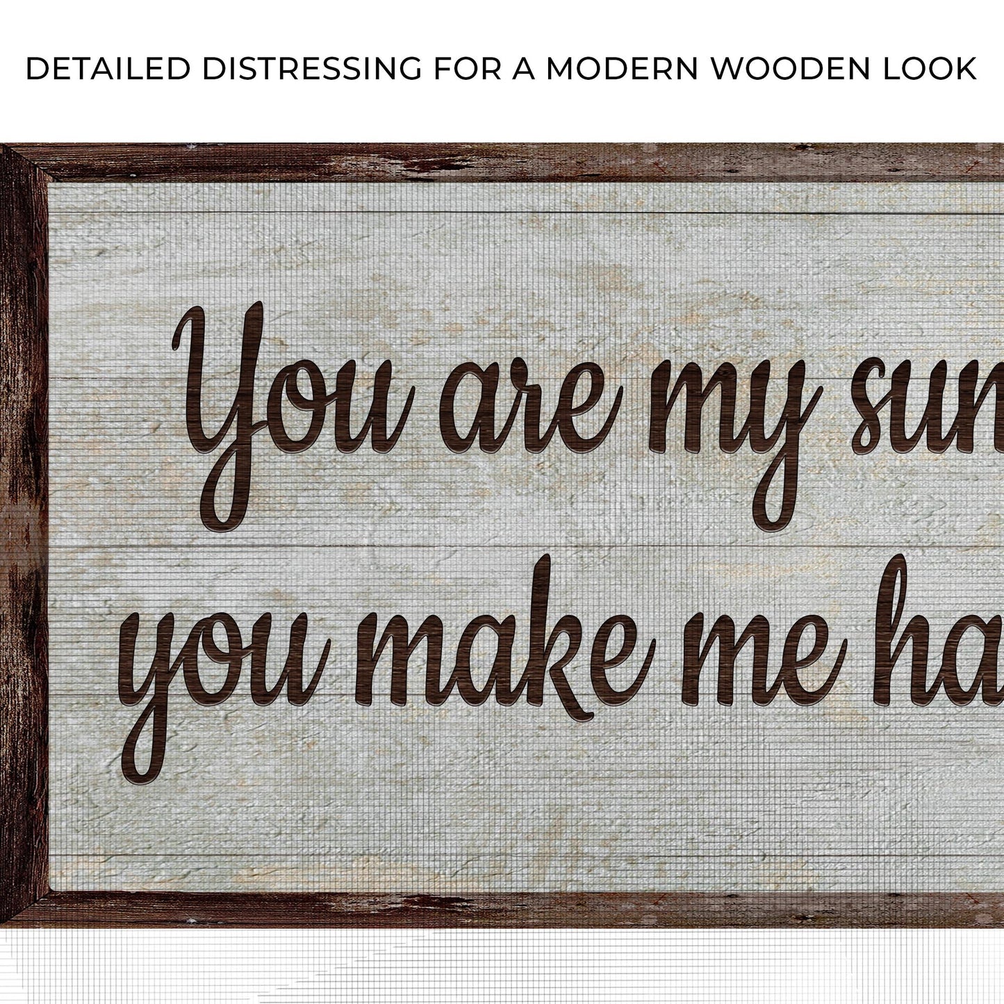 You Are My Sunshine Canvas Sign