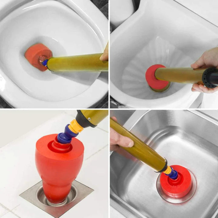 ClogPlunge Pro - The Ultimate Solution for Quick and Clean Toilet and Pipes Unblocking!
