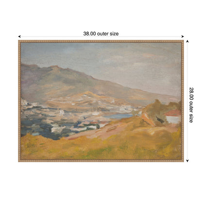 Yalta Crimea 1904 Vintage Framed Canvas Wall Art