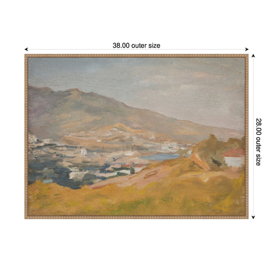 Yalta The Cycle From the Travel to the Crimea 1904 Jan Ciaglinski by Nostalgia Prints Framed Canvas Wall Art Print
