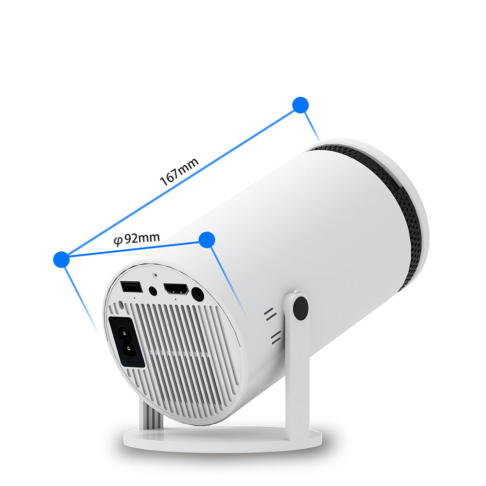 Smart Mini Projector with WiFi & Bluetooth – Turn Any Wall into a 130” Home Theater