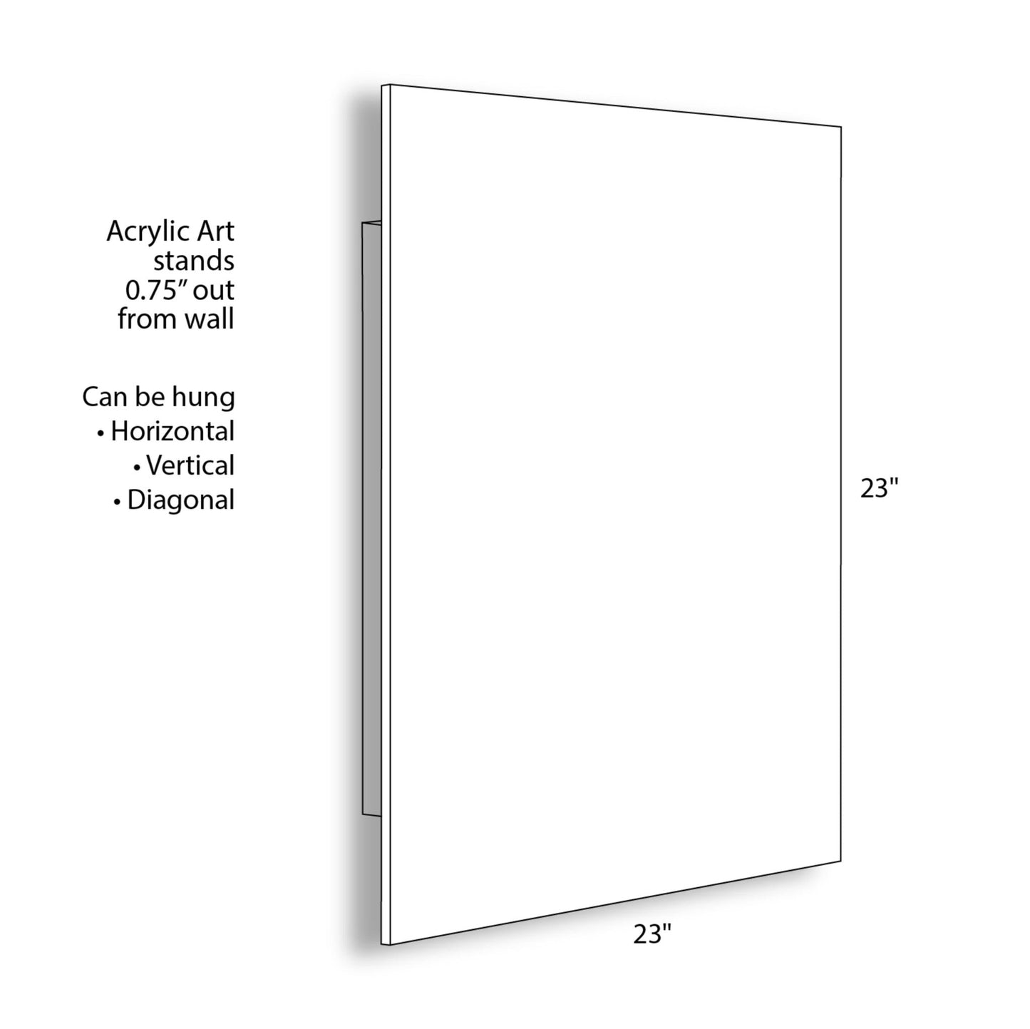 Minimalist Tiger Acrylic Wall Art