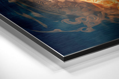 Furious Tiger Aluminum Wall Art