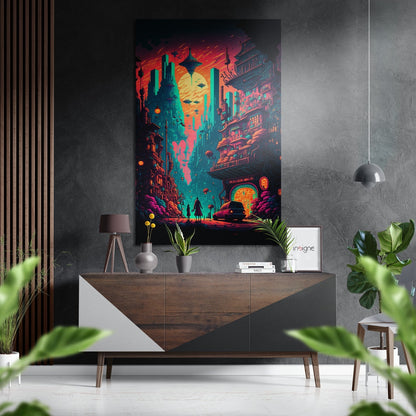 Dreamland metal wall art