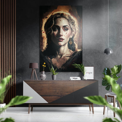 Beauty metal wall art glamour design