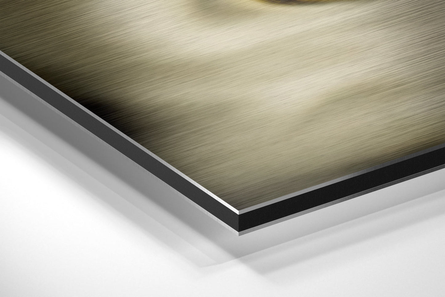 Abstract Brushed Metal Wall Art