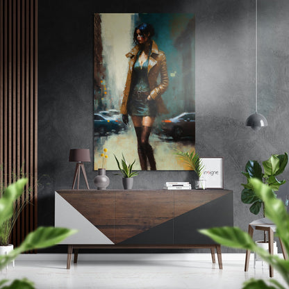 Rebellious Woman Metal Wall Art