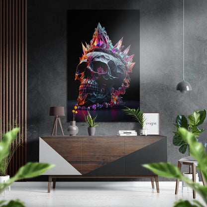 Skull metal wall art, graphic design