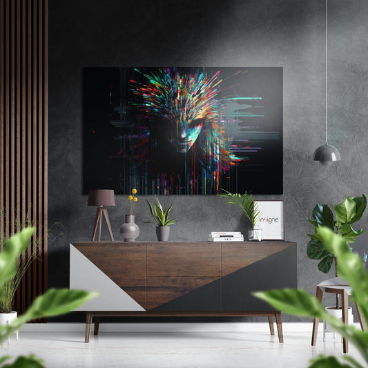 Scattering ideas metal wall art