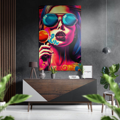 Lollipop Metal Wall Art