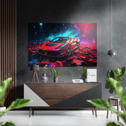 Luxury Car metal wall art print