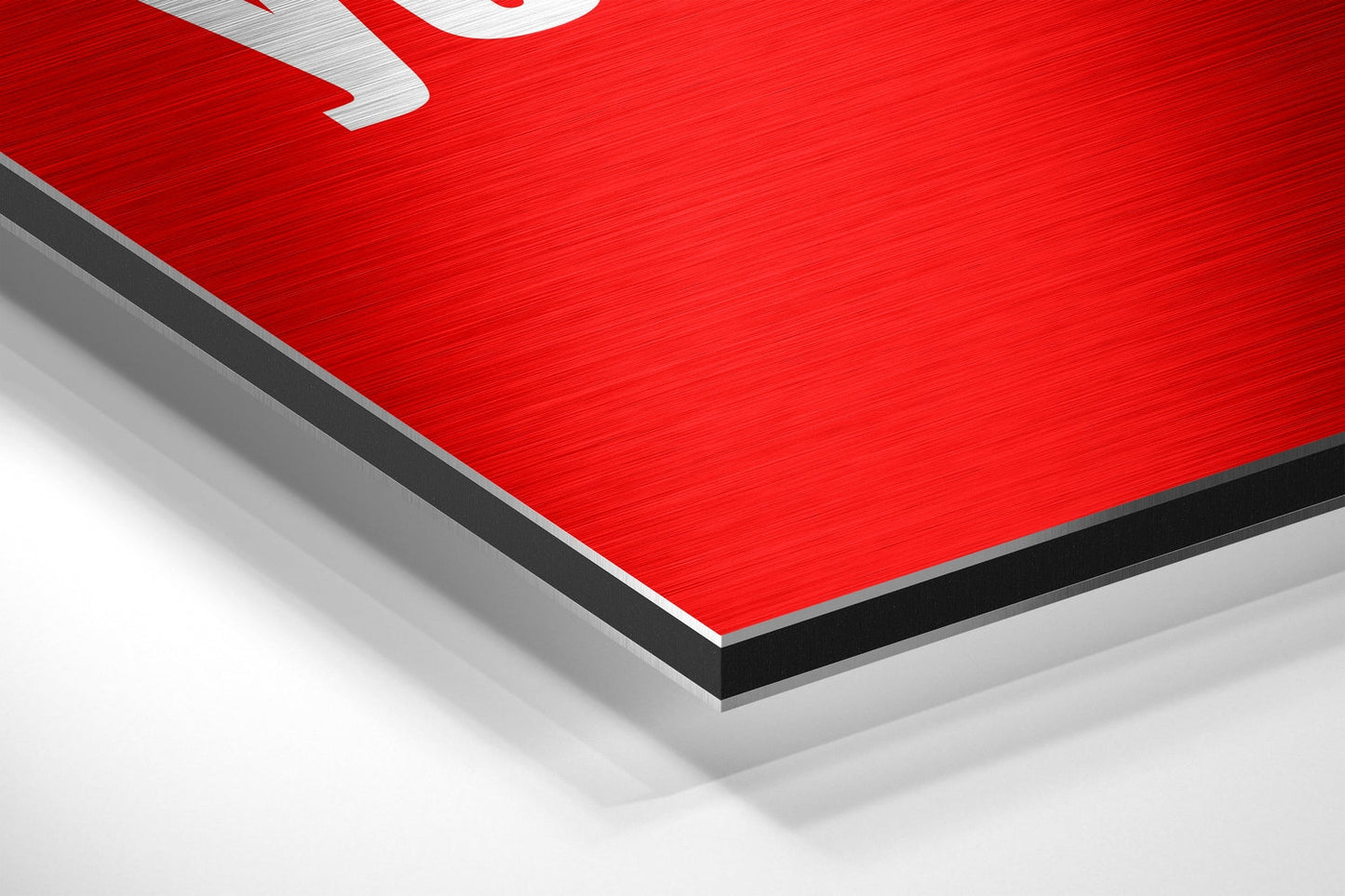 Two Rules for Success Red Quote Metal Wall Art