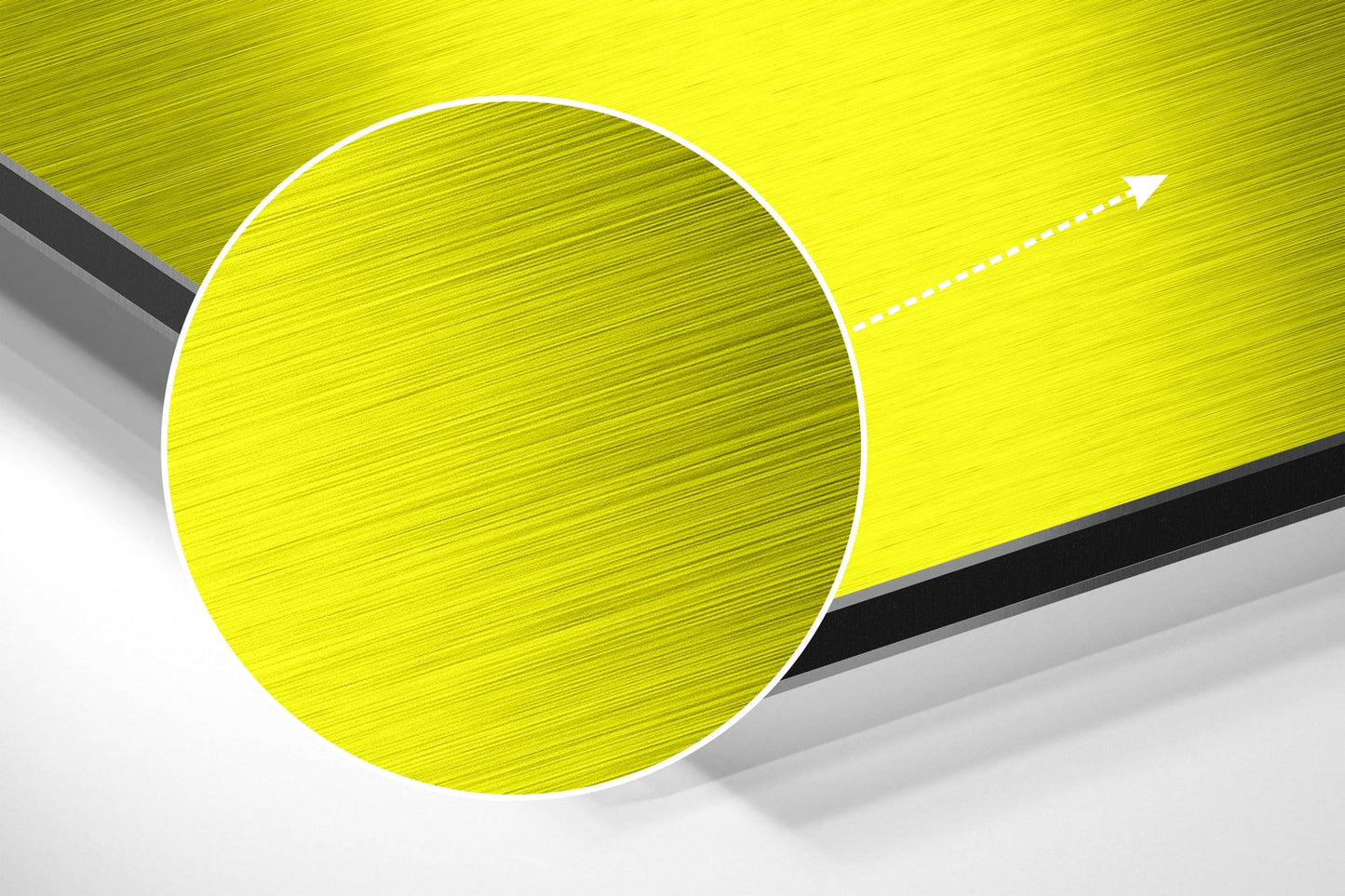 Bold Yellow Keep It Simple Metal Wall Art