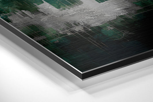 City Silhouette Metal Wall Art