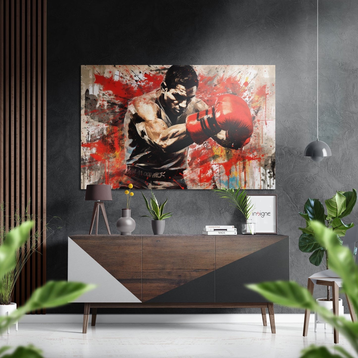 Boxer Metal Wall Art