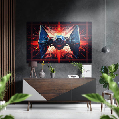 Starfighter Metal Wall Art