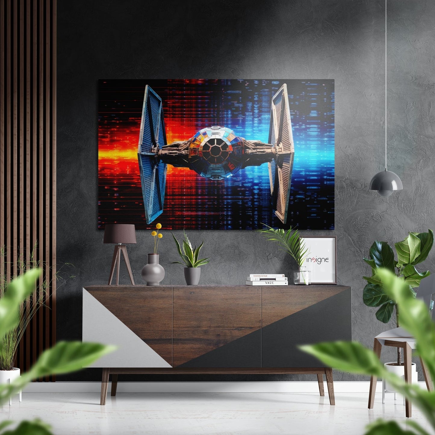 Starfighter Metal Wall Art