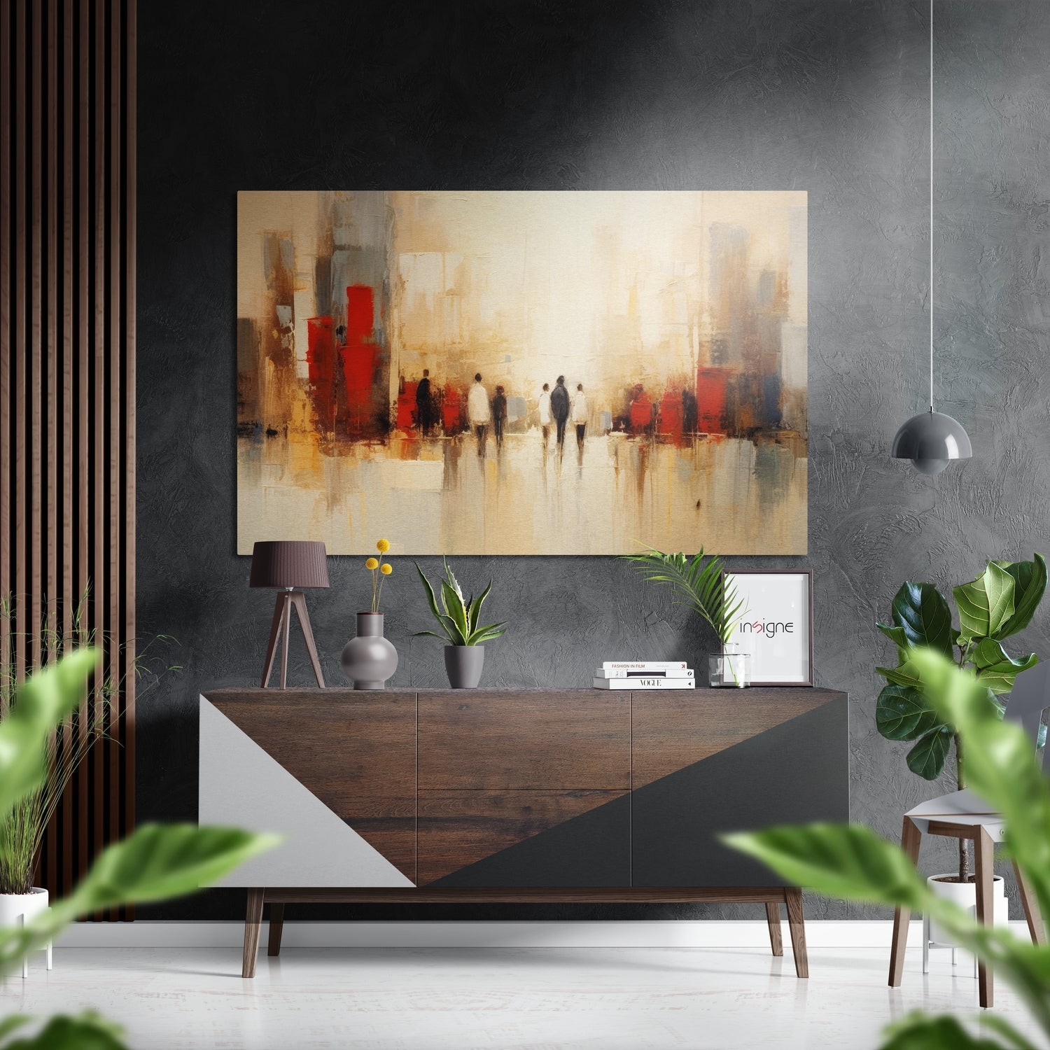 Beach Walk metal wall art coastal figure scene