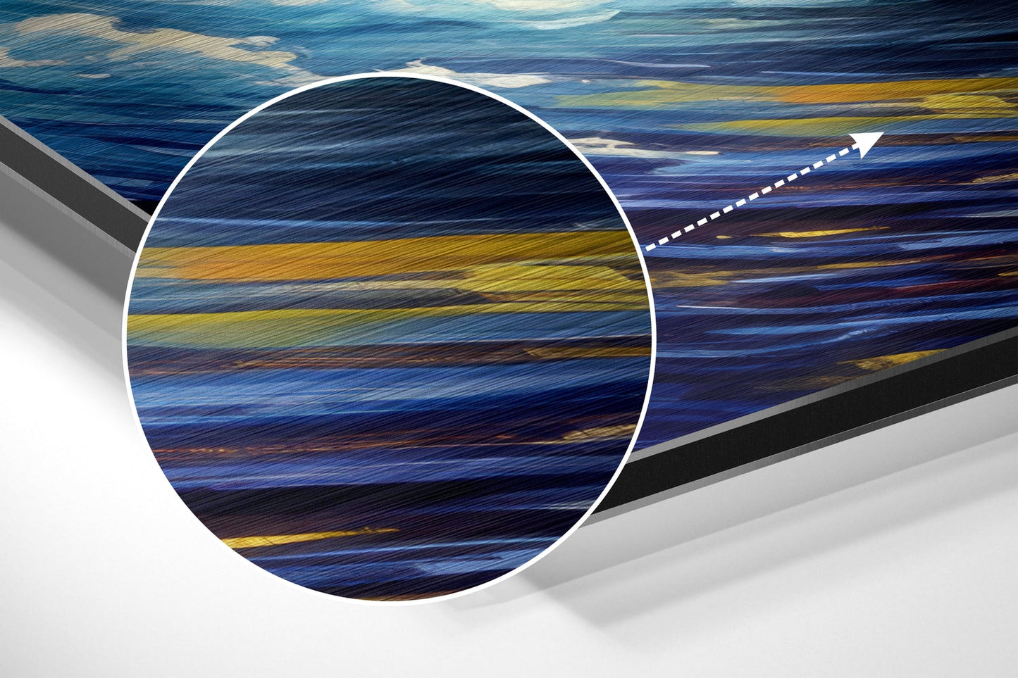 Through The Waves Metal Wall Art