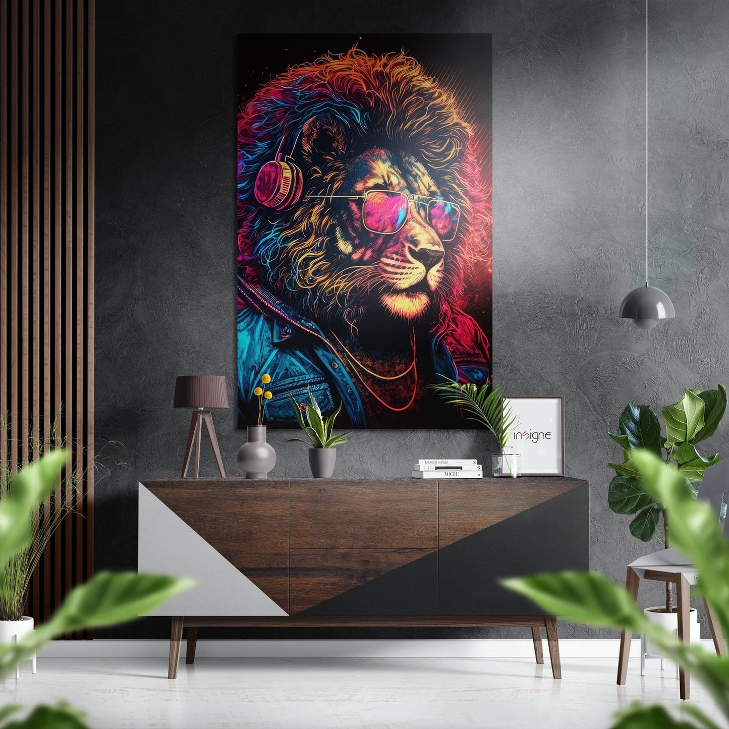Lion Metal Wall Art