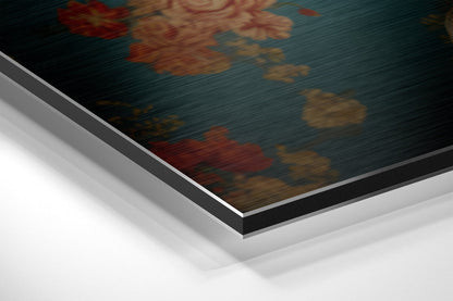 Flowery Aluminum Dibond Metal Wall Art