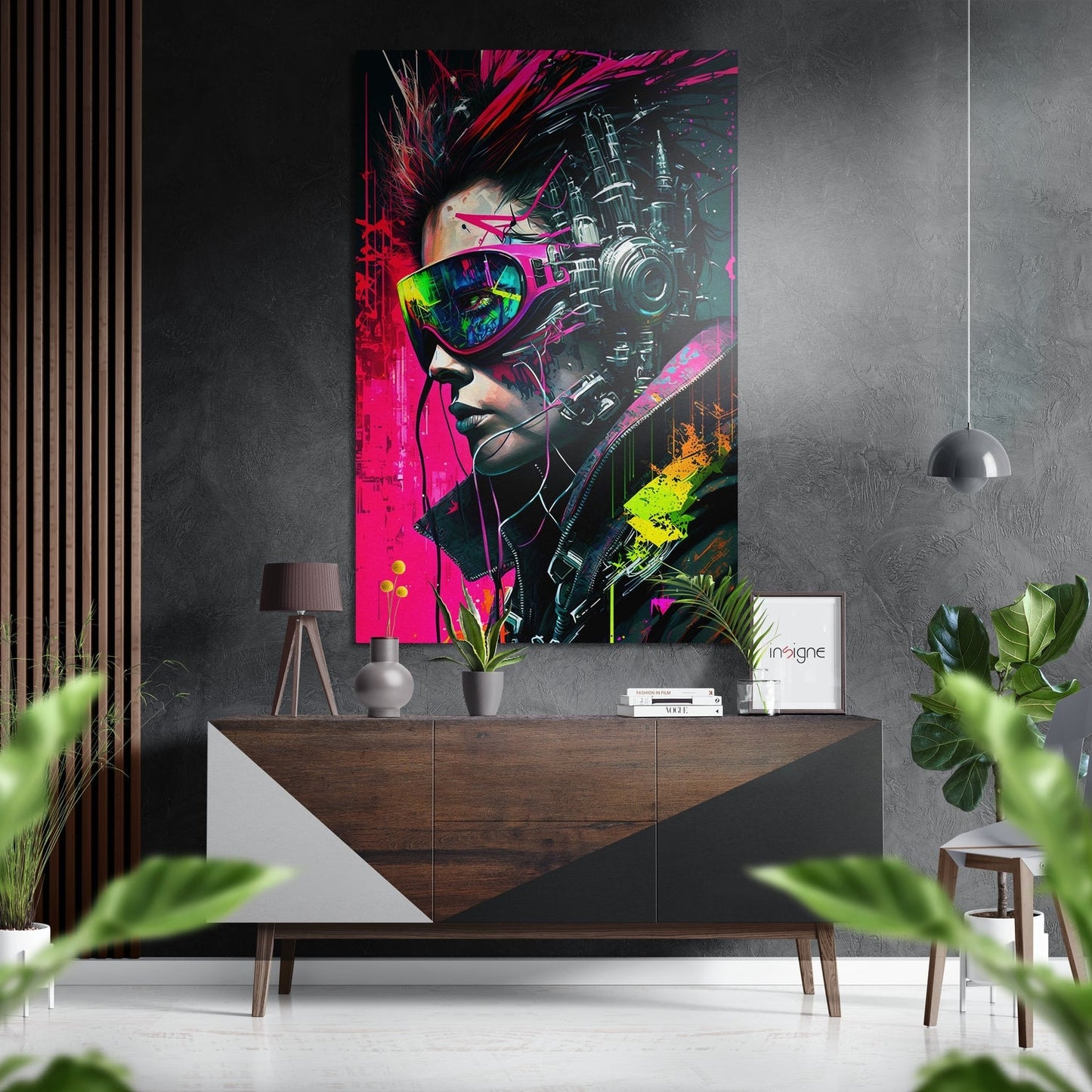 Mission Music metal wall art