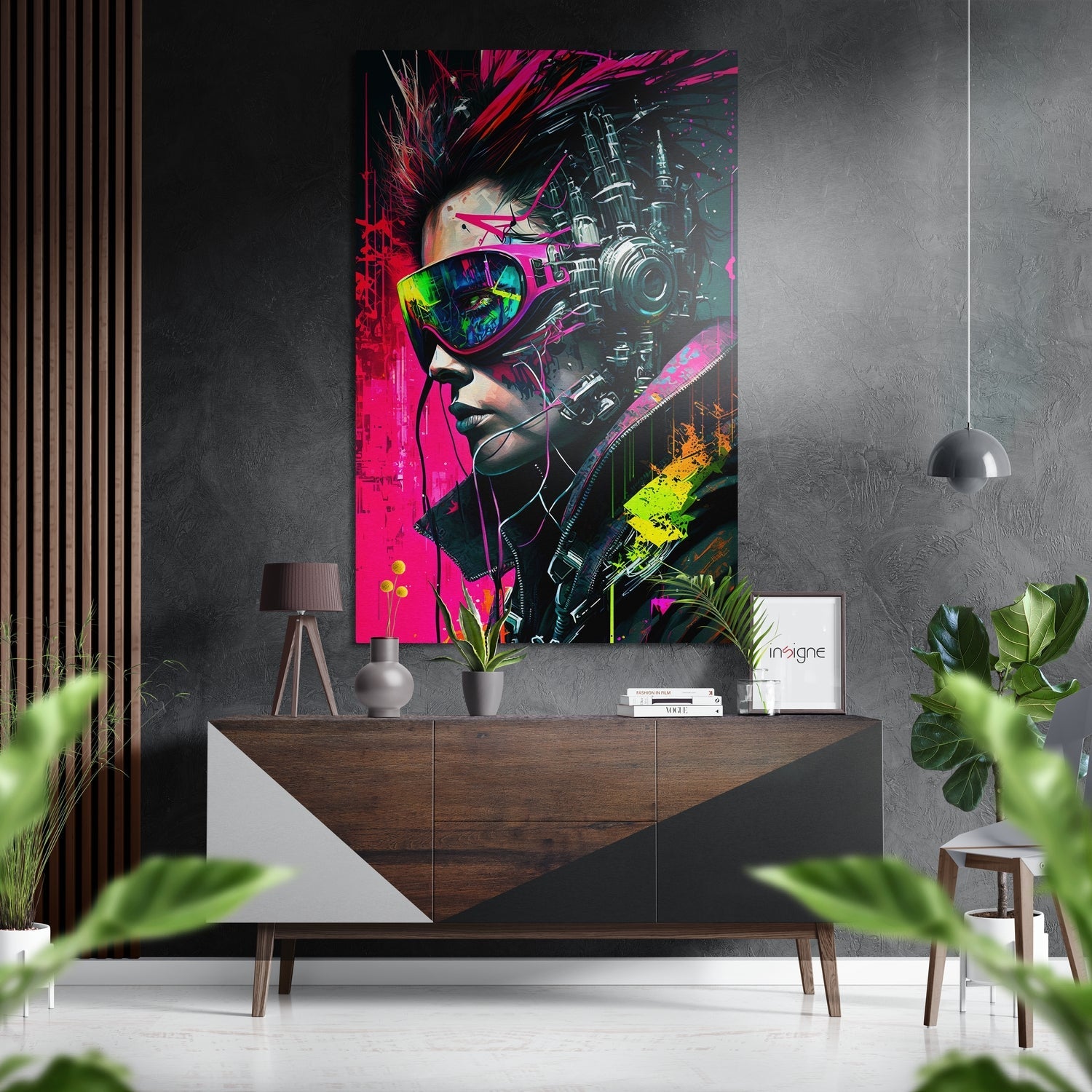 Mission Music metal wall art