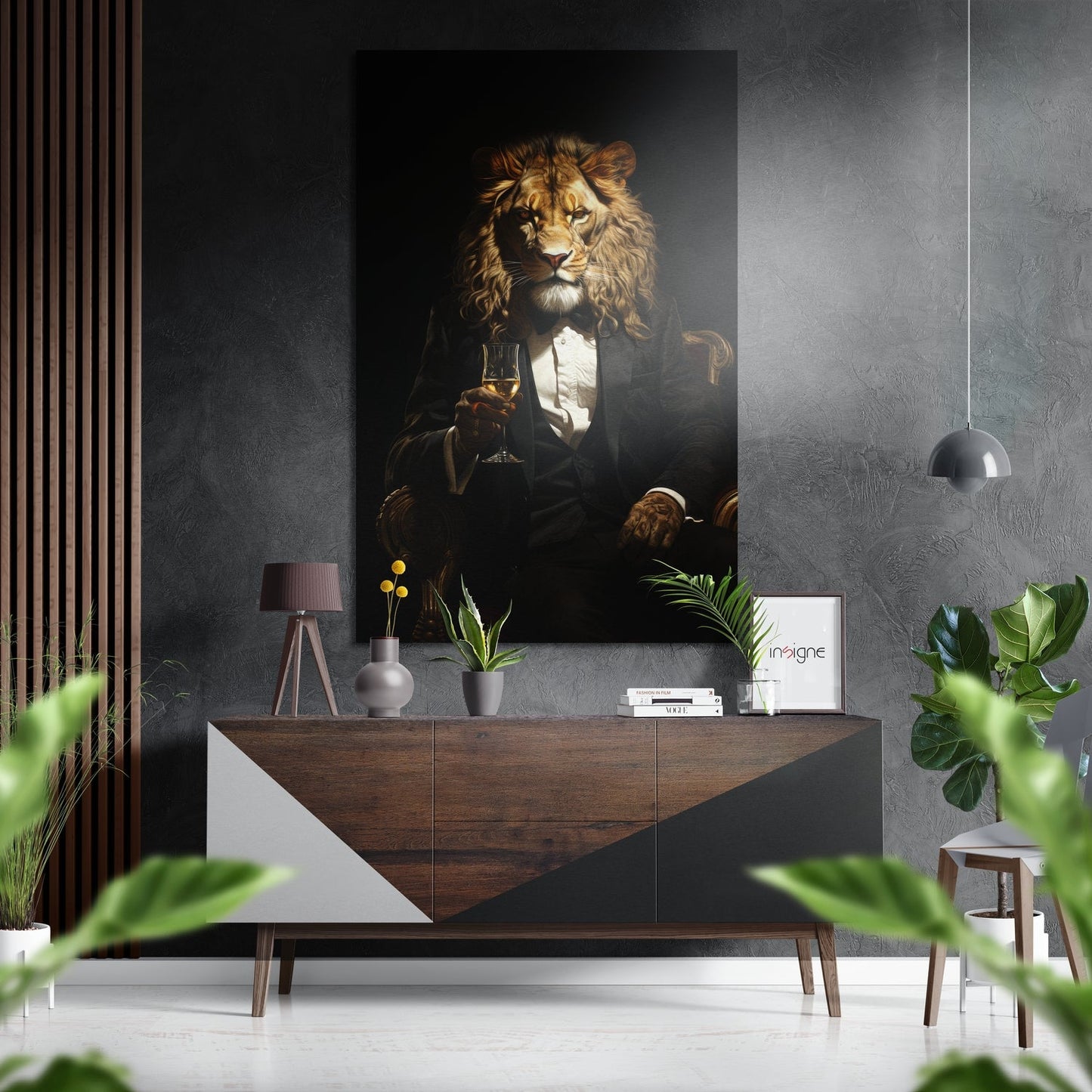 Mr. Tiger Metal Wall Art