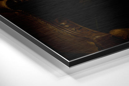 Bear as a Gentleman Metal Wall Art