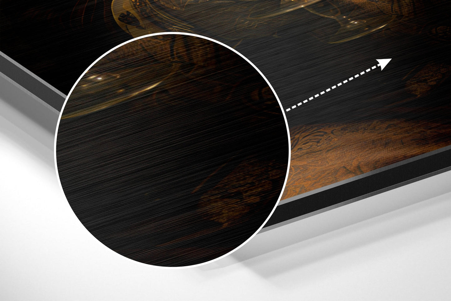 Tiger As A Gentleman Metal Wall Art