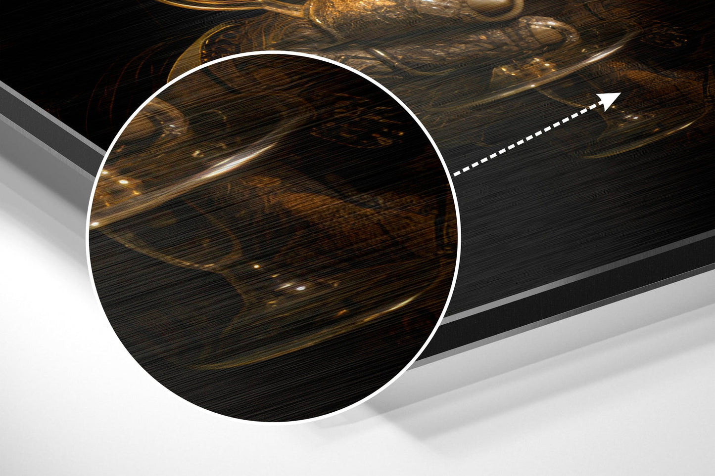 Tiger As A Gentleman Metal Wall Art