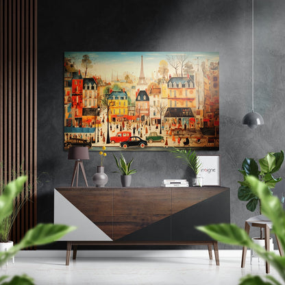 Paris metal wall art