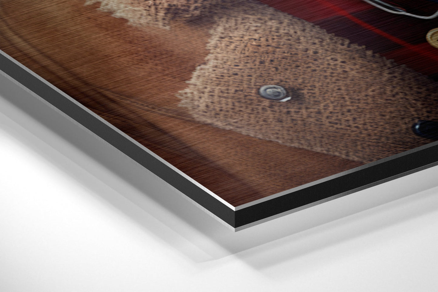Mr. Dog Brushed Aluminum Wall Art