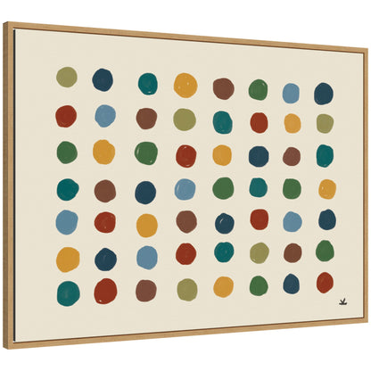Meditation No. 3 by Kelly Knaga Framed Canvas Wall Art Print