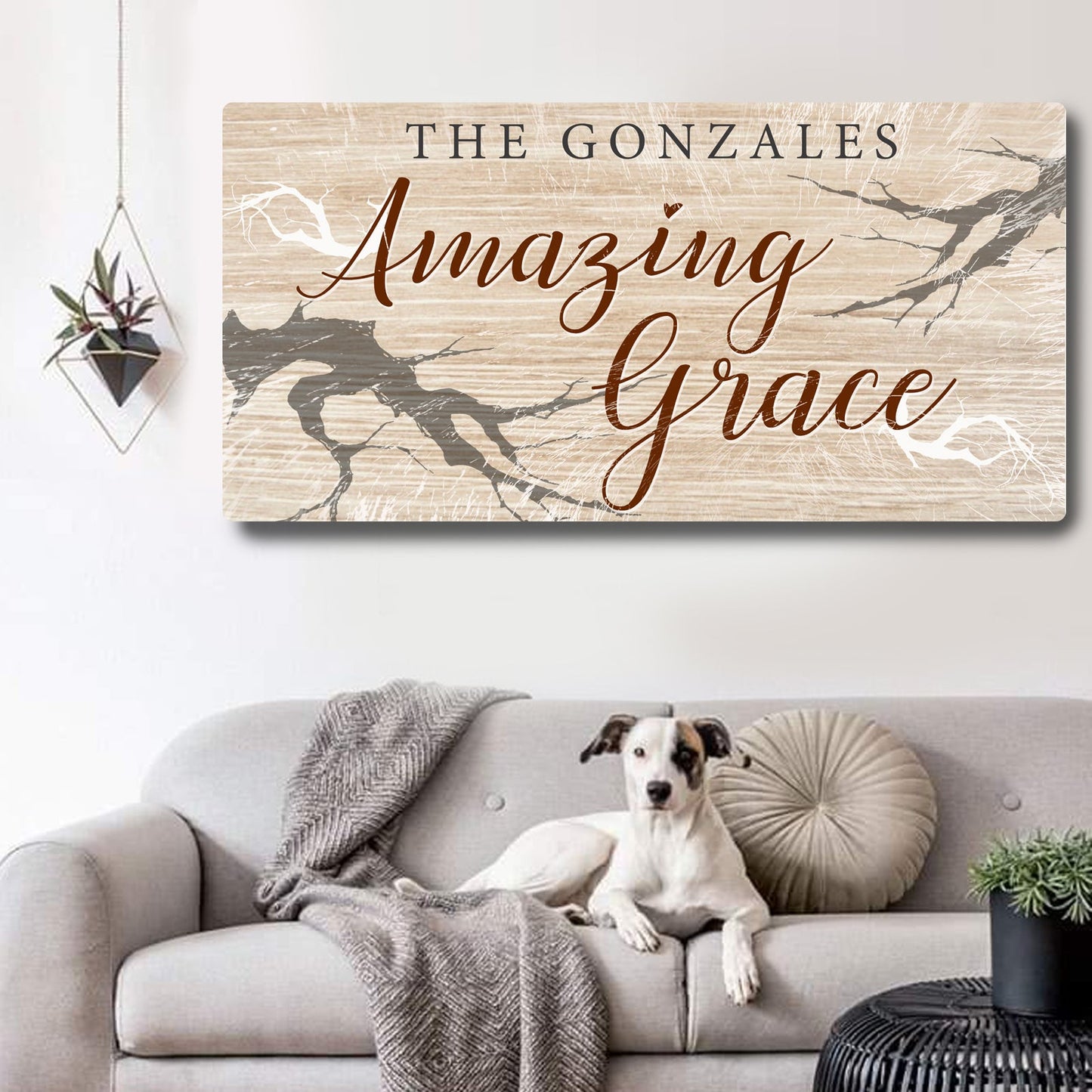 Amazing Grace Faith Canvas Wall Art
