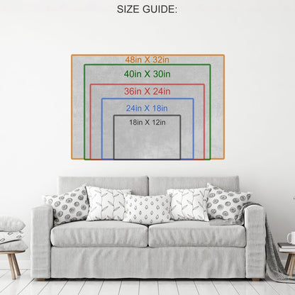 American Flag Grunge Canvas Wall Art