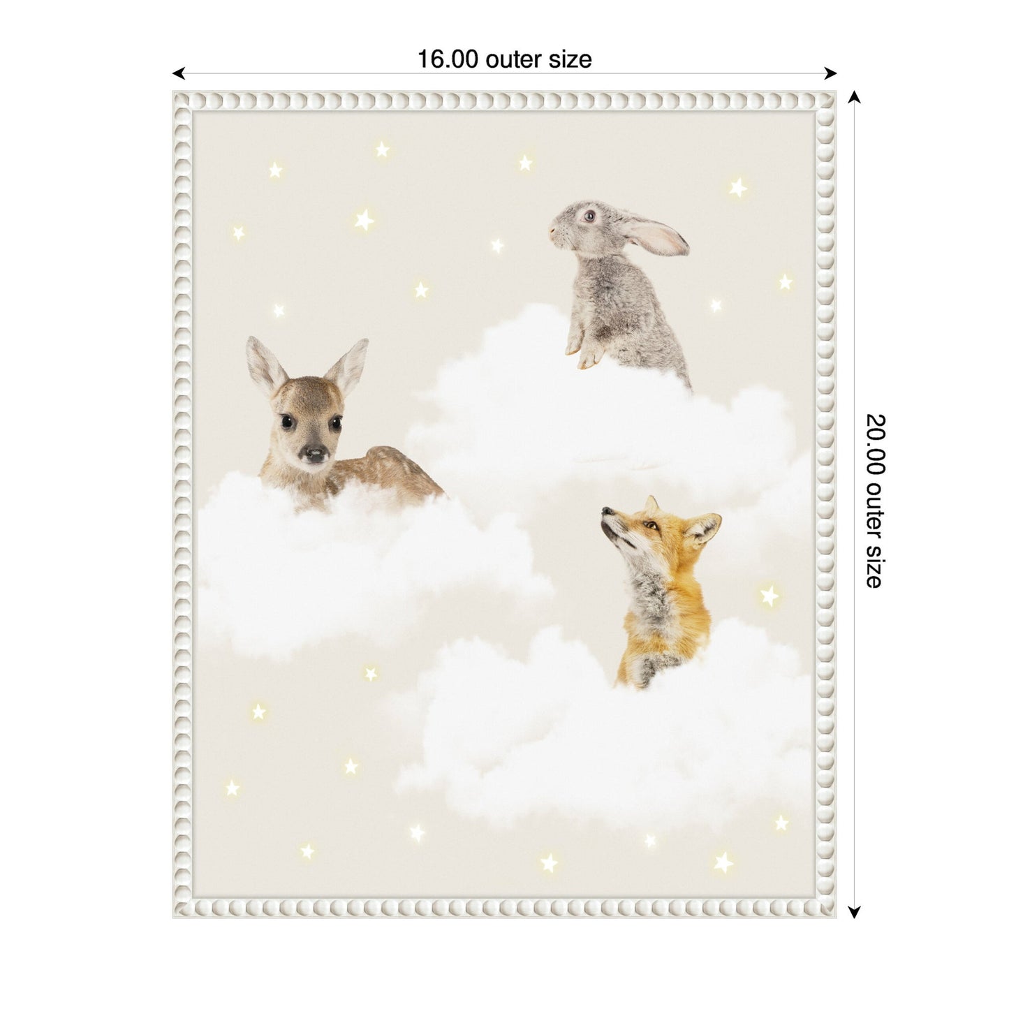 Animal Clouds Canvas Wall Art